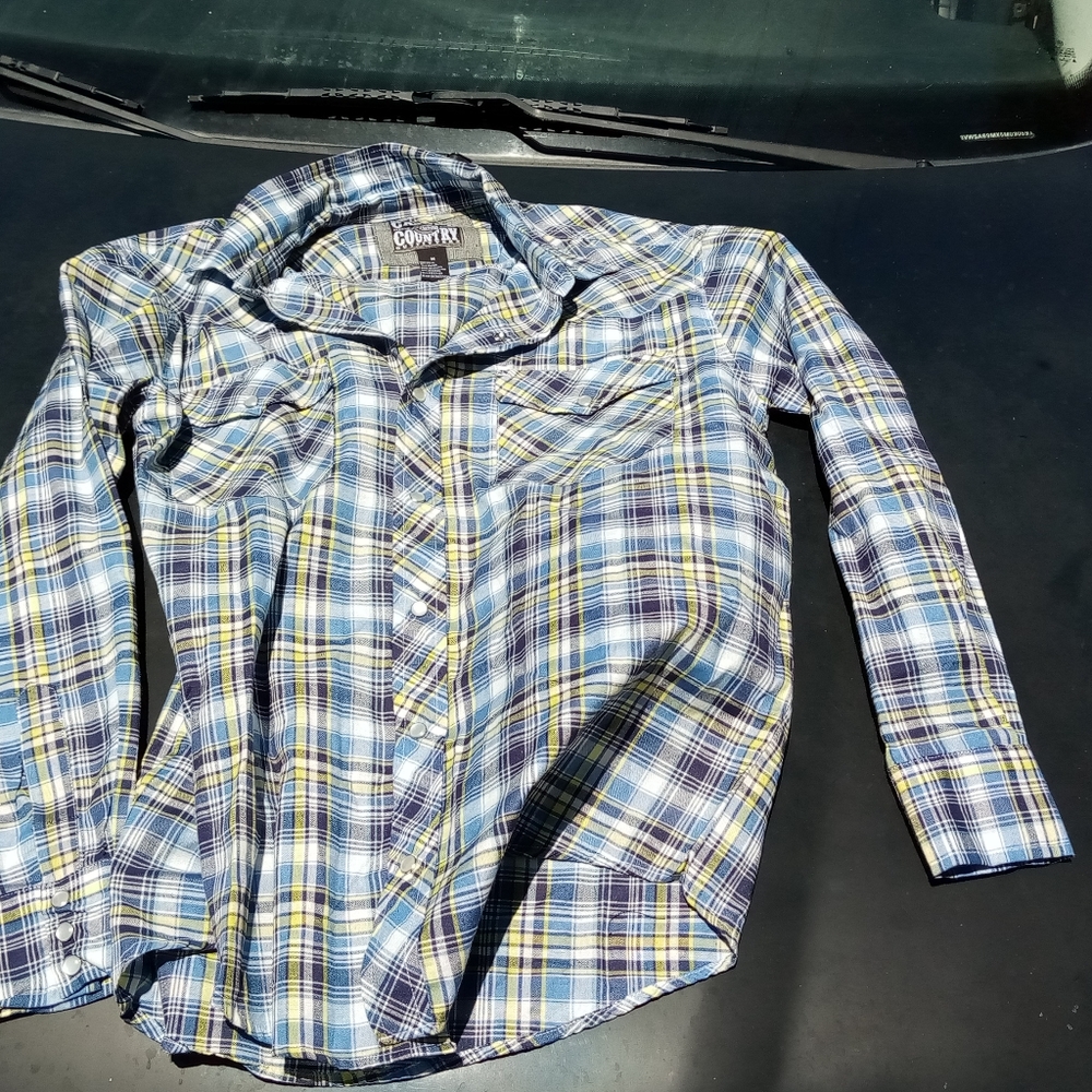 Casual country button up shirt